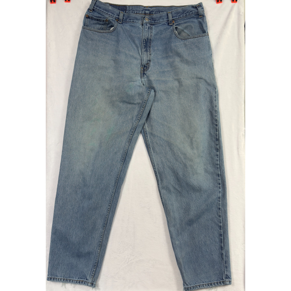 Levis 560 Jeans Mens 38x34 Blue Light Wash Loose Fit Tapered Leg 100% Cotton Y2K